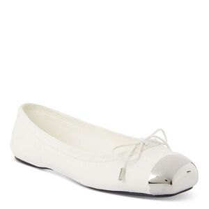 alexander mcqueen ballet cap toe flat